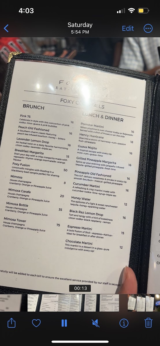 Menu The Fox Trap Restaurant & Lounge-3